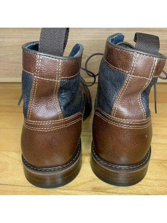 Johnston & Murphy Raleigh XC Flex Genuine Shearling Lined Boots in Mahogany - 8 main image 4